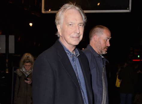 alan rickman last photo|Last known photo (12/7/15) of Alan Rickman about a。